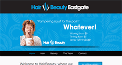 Desktop Screenshot of hairbeautyeastgate.co.nz